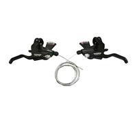 Shimano Levier de frein gauche avec manette de vitesses Altus M310 8 vitesses Noir