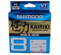 Line Kairiki 8 300m 0.06mm 5.3kg Steel Gray