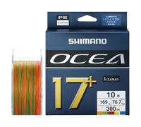 Shimano Fishing Ocea 17 Plus Braided Line 300 M Clair 169 Lbs