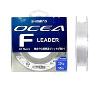 SHIMANO Line Ocea EX Fluoro Leader - 50m 0.377mm 20lb Clear fil de pêche fiable