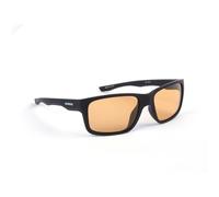 SHIMANO Lunettes de Soleil Polarisées Lock Comfort Matte Black & Yellow | Lunettes polarisantes