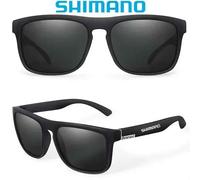 Shimano Lunettes De Soleil Polarisées Protection Uv400 Pour Hommes Et Femmes Chasse En Plein Air Pêche Conduite Vélo Lunettes De Soleil Boîte En Option - Type Black #B