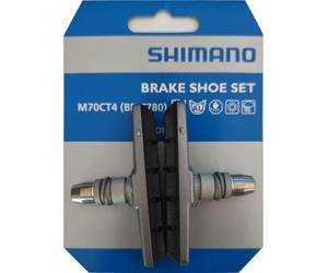 SHIMANO M70CT4 BR-R46 1 paire Mâchoires de frein Silver One Size