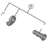 Shimano m8100/m710012v Pièce de Rechange pour dérailleur RD-M8100/M7100 12 V Adulte Unisexe Multicolore