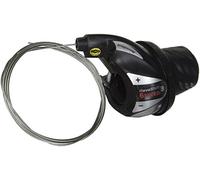 SHIMANO Mando DCHO RS36 6V REVO S. C/Opt. Marc. Commandes Mixte, Noir (Noir)