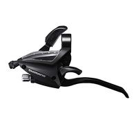 Shimano Leviers de manettes de vélo ST-EF500-4 8+3 vitesses 4 doigts Noir
