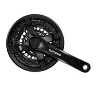 Shimano Pédalier Tourney TY501 6-8 vitesses 170 mm 42/34/24 dents Noir