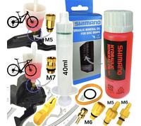 Shimano Minéral Huile Service Kit Set Disque Frein Entlueftungskit Befüllbecher