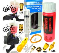 Shimano Minéral Huile Service Kit Set Disque Frein Entlueftungskit Befüllbecher