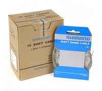 SHIMANO Mixte Y60098100 Lot de 10 c bles changement, Noir, Uni EU