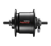 SHIMANO - Moyeu dynamo 100/36 Noir-DH-C3000-2N-NT 6V/2.4W Écrou