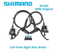Shimano MT200 MT201 M315 VTT Frein À Disque Hydraulique MT200 Freins 2 Piston 3 Doigts Levier En Acier BL-MT200 MT200 with G3 2pcs
