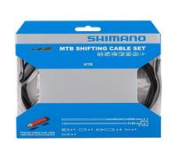 Shimano MTB gear cable set for rear only, Polymer coated stainless steel inner,
