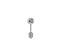 Shimano Mu-S705 Écrou de Blocage Silver/Black One Size