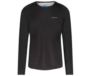 Shimano - Myoko Long Sleeve Jersey Warm - Maillot de cyclisme - S - black / gray line