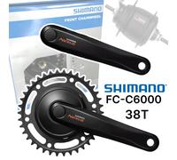 Shimano Nexus Alfine Ensemble Pédalier Vélo City Bike FC-C6000 38 Dents Noir