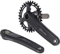 SHIMANO Paire de manivelles DEORE M5100-1, 32 dents, 175mm FCM5100-1, 2 Piece, 11-fach sans gousset, noir (1 kit)