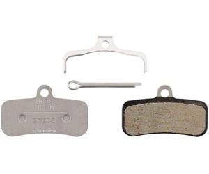 Shimano Paire de Plaquettes de Frein Disque et Ressort D03S-RX - Compos e de r sine, Plaque Arri re en Acier Inoxydable