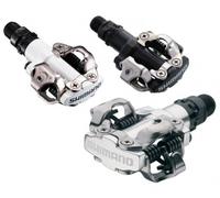 Shimano PD-M520 MTB SPD pedals - two sided mechanism, silver