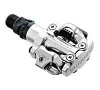 Shimano PD-M520 Pédale click pédale vélo aluminium fonction SPD vélo, couleur:argent