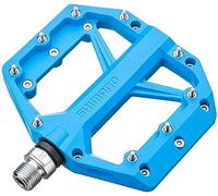 Shimano Pédales plates PD-GR400 Argenté Blue