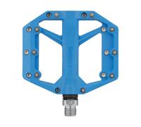 Shimano Pédales plates PD-GR400 Argenté Blue