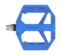 Shimano Pédales plates PD-GR400 Argenté Blue