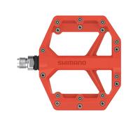 Shimano Pédales plates PD-GR400 Argenté Rouge
