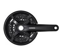 Pedalier shimano altus mt210 3x9v 175mm 44 32 22 dents noir