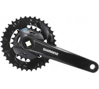 SHIMANO Pédalier Altus 22/36 dents 170mm FC-M315,sans KSS,7-8-f.4-kant, noir (1 kit)