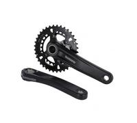 SHIMANO Pédalier MT610-B 36/26 dents 175mm FCMT610-B, 2 Piece, 12-Fach o.Lagersch., noir (1 set)
