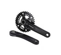 SHIMANO Pédalier MT610-B2 36/26 dents 175mm FCMT610-B2, 2 Piece, 12-fois sans gousset, noir (1 set)