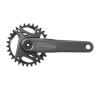 Shimano Cues Fc-u6000 Crankset Argenté 175 mm / 30t Black