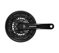 SHIMANO Pédalier VTT FC-TY301 - Carré - 6/7/8 Vitesses - 42/34/24 Dents - Noir - 2021