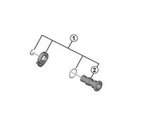 SHIMANO Pièce de Support de Changement RD-M9100 XTR 12 V de Rechange pour vélo Unisexe pour Adulte, Multicolore (Multicolore), Taille Unique