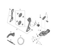 SHIMANO Pièces de Rechange RD-R9250 pour axe de Support de Type Normal