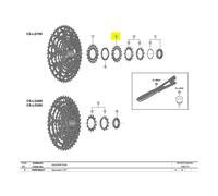 Shimano CS-LG700-11 sprocket unit 11-13T
