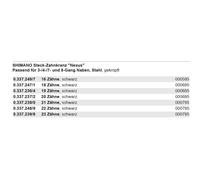 Shimano Pignon Nexus 3/4/7/8s