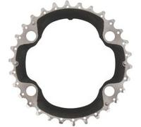 Shimano Pignon XT M8000 30 dents 11 vitesses 96 mm Noir/Argent