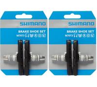 Shimano Plaquettes de Frein en V M-System, Noires, Le Noir (Lot de 2)