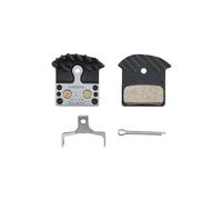 Shimano Plaquettes de frein à disque J04c Métal Gris avec ressort/écrou (1 paire)