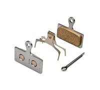 Shimano Plaquettes GO4S pour freins Shimano Deore/ XT/ SLX/ Alfine Argent - Leviers de système de freinage de vélo