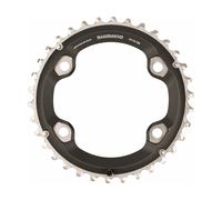 Shimano Slx M7000 Chainring Gris 36t Black