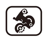 SHIMANO RD-M8120 Type SGS Plaque de Guidage de chaîne Black One Size