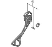 SHIMANO RD-RX817 Plaque de guidage de chaîne Black One Size
