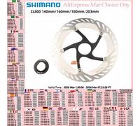 SHIMANO Rotor de disque de verrouillage central DEORE XT RT-MT800 CL800 140 mm 160 mm 180 mm 203 mm Rotor de disque de frein hydraulique CL800 160mm no box