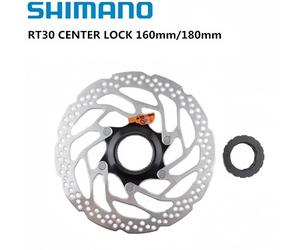SHIMANO Rotor de frein à disque SM RT54 RT64 RT53 RT30 RT10 EM600 combinaison de verrouillage central pour vélos de montagne disque XT SLX DEORE vtt vélo 1pcs rt64 160mm