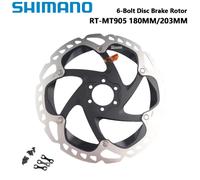 Shimano Rotor de frein RT-MT905 Rotor à disque 6 boulons Rotor de frein à disque 180MM 203MM Ice Technologies vélo de route pièce de cyclisme RT MT905 180MM