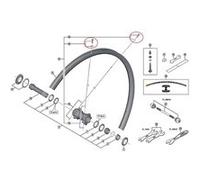 Shimano Roues Shimano Spokes Leader Wh-m8000 Tl275 One Size G