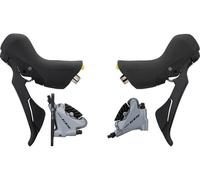 Shimano Set de Freins à Disque av+arr 105 BR-R7070 + ST-R7020 gris Satz (VR + HR)